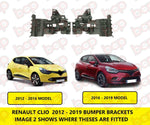 Load image into Gallery viewer, RENAULT CLIO 2012 - 2019 FRONT BUMPER BRACKET SIDE SUPPORT GUIDE LEFT &amp; RIGHT
