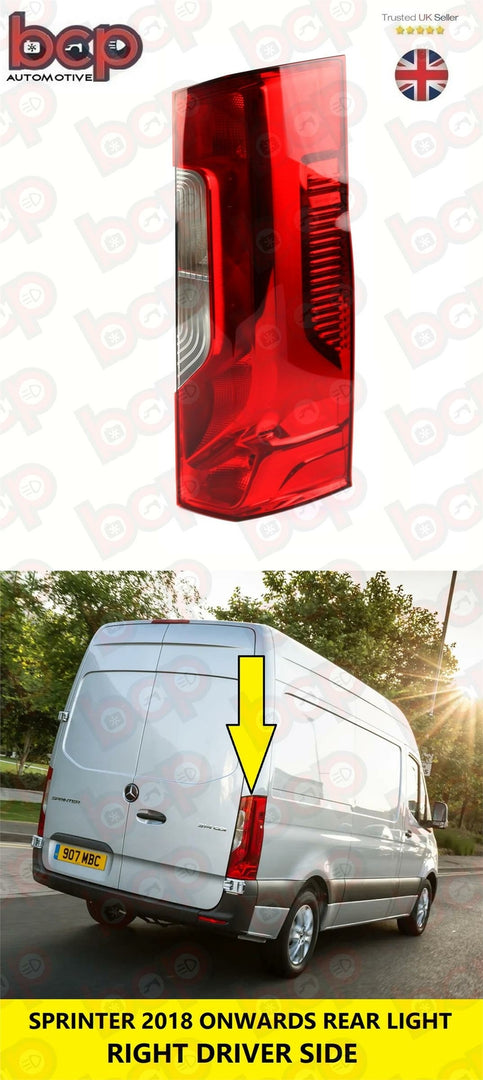 MERCEDES SPRINTER 2018 ON REAR LIGHT LAMP RIGHT DRIVER SIDE A9108200300