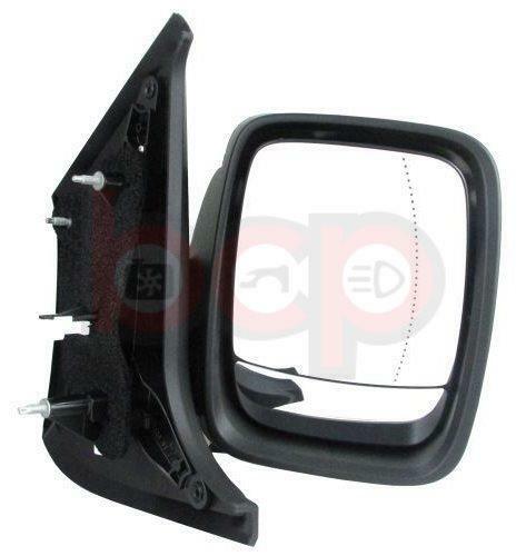 VAUXHALL VIVARO 2014 ON WING DOOR MIRROR DRIVER SIDE RH ELECTRIC BLACK COVER NEW