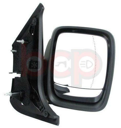 VAUXHALL VIVARO 2014 ON WING DOOR MIRROR DRIVER SIDE RH ELECTRIC BLACK COVER NEW