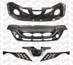 Load image into Gallery viewer, FOR NISSAN JUKE FRONT BUMPER AND LOWER BUMPER COMPLETE KIT WITH GRILLES 2014 - 2019
