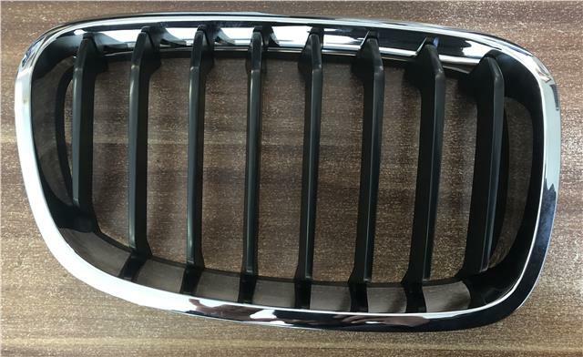 BMW 1 SERIES F20 2012 -2015 FRONT GRILLE RIGHT CHROME FRAME 8 BLACK SLATS NEW