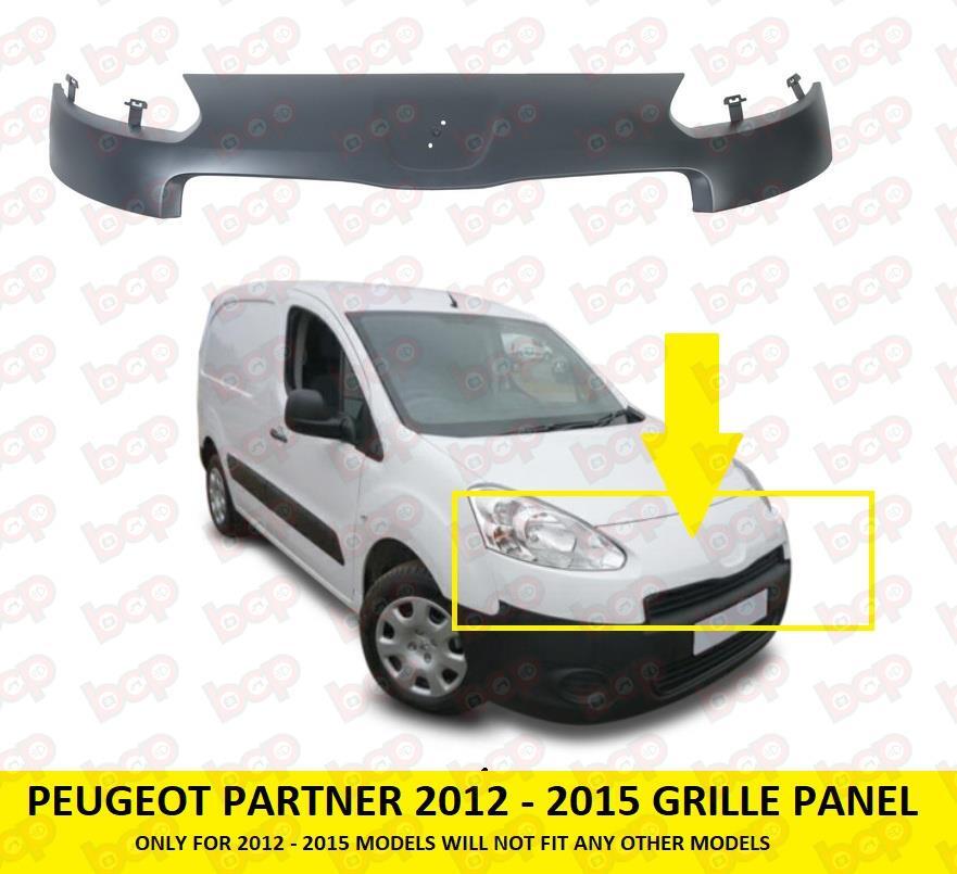 PEUGEOT PARTNER VAN 2012-2015 FRONT UPPER RADIATOR GRILLE 1608324180