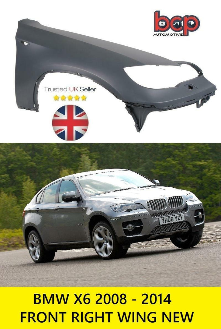 BMW X6 E71 2008 - 2014 FRONT WING RIGHT DRIVERS SIDE INSURANCE APPROVED