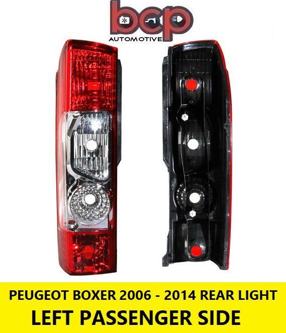PEUGEOT BOXER 2006 - 2014 REAR LAMP REAR LIGHT LEFT LH PASSENGER SIDE NEARSIDE