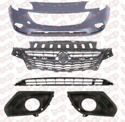 VAUXHALL CORSA E FRONT BUMPER COMPLETE KIT 2015 - 2019 PRIMED NO SENSORS NEW