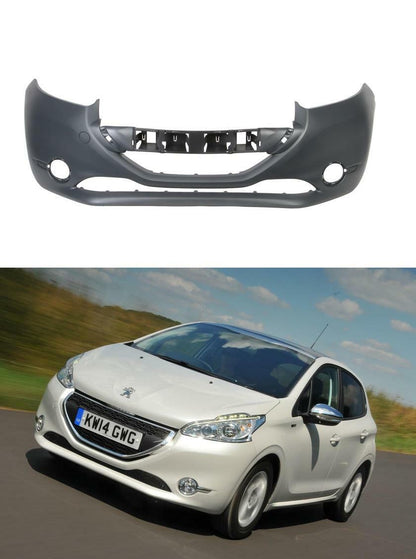 PEUGEOT 208 2012 - 2015 FRONT BUMPER NO PDC OR WASH PRIMED INSURANCE QUALITY