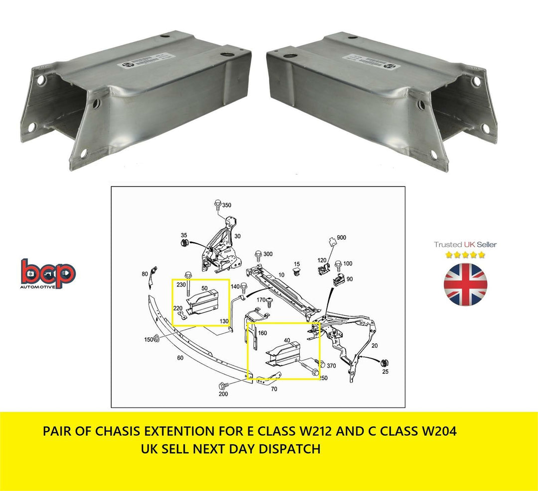 MERCEDES E CLASS W212 FRONT LEFT & RIGHT IMPACT CHASSIS ABSORBER BOTH SIDE NEW