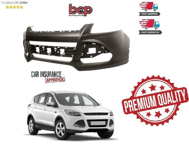 FORD KUGA 2013 - 2016 FRONT BUMPER PRIMED NO SENSOR & NO WASHER HOLES 1832956