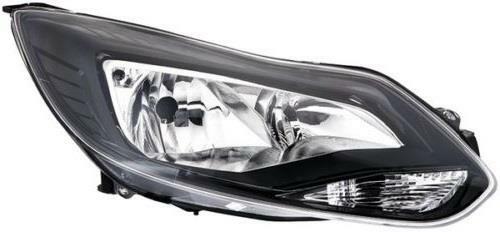 FORD FOCUS 2011 - 2015 HEADLIGHT LAMP BLACK RIGHT DRIVERS SIDE NEW