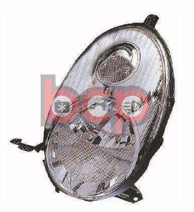 FOR NISSAN MICRA 2003-2006 K12 HEADLIGHT HEADLAMP CHROME OFFSIDE RIGHT DRIVERS SIDE