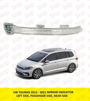 VW TOURAN DOOR MIRROR INDICATOR REPEATER LED LEFT PASSENGERS SIDE 2015 ONWARDS