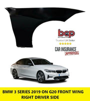 BMW 3 SERIES G20 2019 ON FRONT WING RIGHT DRIVER SIDE INSURANCE APPROVED STEEL