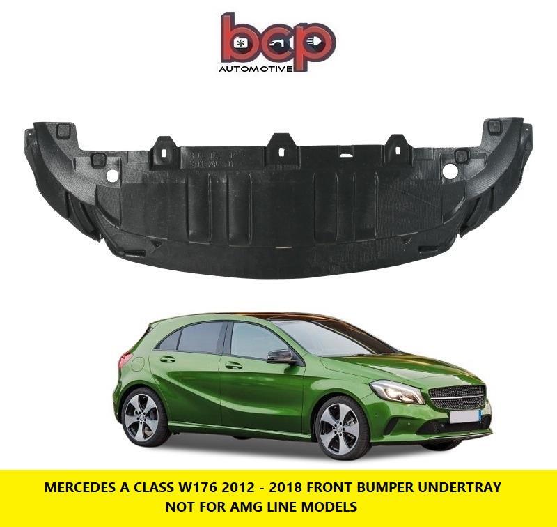 MERCEDES A CLASS UNDERTRAY BUMPER ENGINE COVER TRAY W176 2012 - 2015 WITH CLIPS