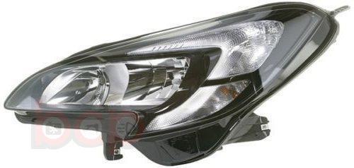 VAUXHALL CORSA E 2015 2016 2017 HEADLIGHT LEFT PASSENGERS SIDE HALOGEN DRL