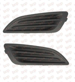 Load image into Gallery viewer, FORD FIESTA FRONT BUMPER FOG GRILLE NO FOG HOLE LEFT AND RIGHT PAIR 2013 - 2017