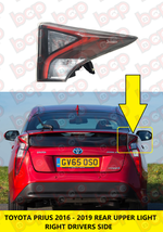 Load image into Gallery viewer, TOYOTA PRIUS 2016 – 2019 REAR LIGHT LAMP DRIVER SIDE RIGHT UPPER 8155147280 NEW
