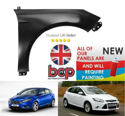 FORD FOCUS 2012 -2018 FRONT WING RIGHT DRIVERS SIDE O/S NEW PRIMED OEM QUALITY