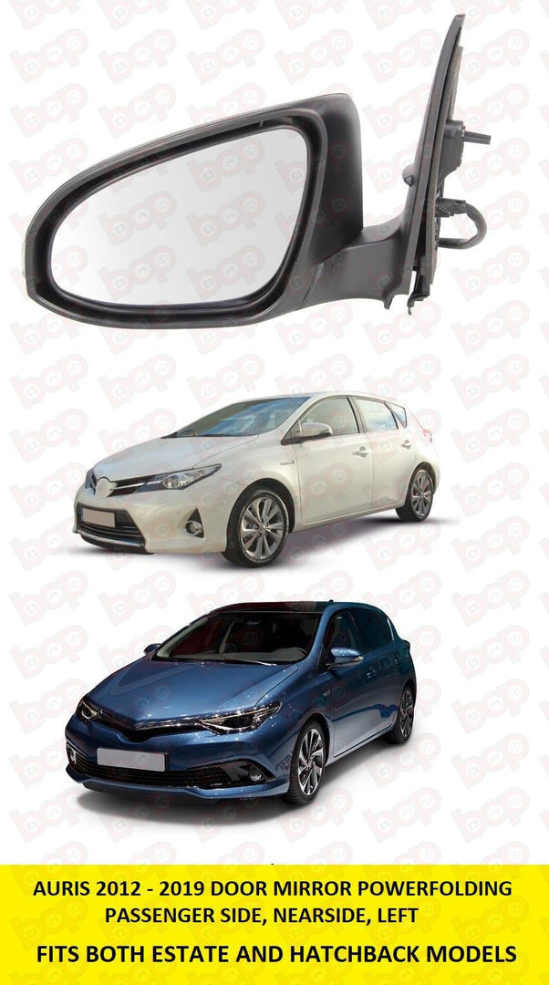 TOYOTA AURIS 2012 - 2019 DOOR WING MIRROR ELECTRIC FOLDING HEATED LEFT PASSENGER