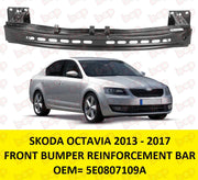 SKODA OCTAVIA 2013 - 2017 FRONT BUMPER REINFORCEMENT BAR CRASH BAR CARRIER CROSS