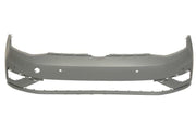 VW GOLF MK 7.5 2017 - 2020 FRONT BUMPER WITH PARKING SENSOR HOLES OEM QUALITY