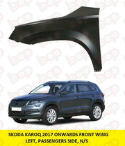 SKODA KAROQ 2017 ON FRONT WING LEFT PASSENGERS SIDE INSURANCE APPROVED