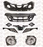 Load image into Gallery viewer, FOR NISSAN JUKE FRONT BUMPER AND LOWER BUMPER COMPLETE KIT WITH FOGS 2014 - 2019 NEW