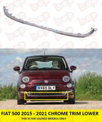 Load image into Gallery viewer, FIAT 500 2015 - 2021 FRONT BUMPER CENTRE CHROME TRIM MOULDING GRILLE