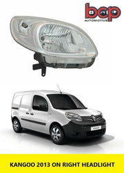 RENAULT KANGOO 2013 ON HEADLIGHT HEADLAMP CHROME RIGHT DRIVERS SIDE
