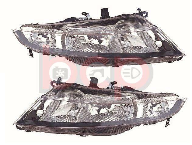HONDA CIVIC 2006-2012 HEADLIGHT HEADLAMP 1 X PAIR DRIVER SIDE & PASSENGER SIDE