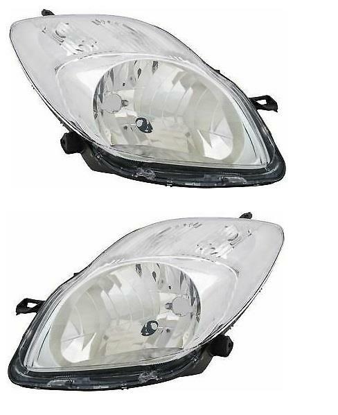 TOYOTA YARIS 2009 - 2011 HEADLIGHT HALOGEN PAIR 1X LEFT 1X RIGHT NEW HALOGEN