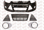 Load image into Gallery viewer, FORD FOCUS FRONT BUMPER COMPLETE KIT WITH GRILLES 2011 - 2014 PRIMED OE 1719342