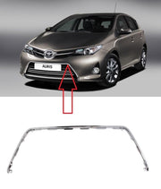 TOYOTA AURIS 2013 - 2015 FRONT BUMPER CENTRE LOWER GRILLE CHROME TRIM SEE IMAGE