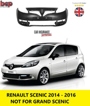 RENAULT SCENIC 2014 - 2016 FRONT BUMPER NEW 620108565S NO PARKING SENSORS