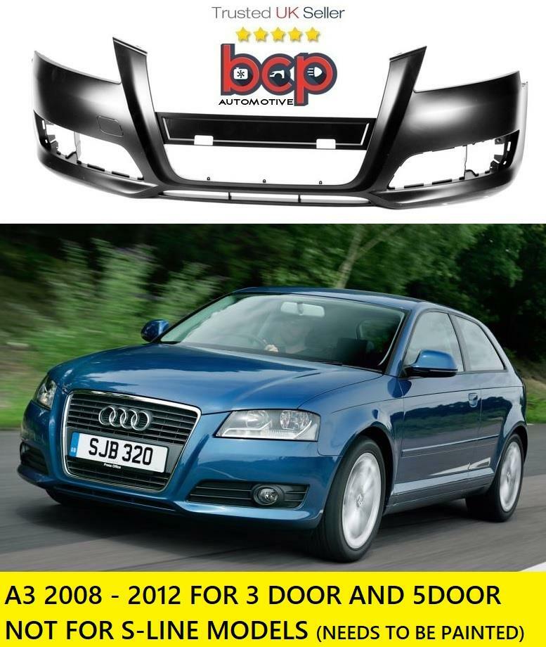 AUDI A3 2008 - 2012 FRONT BUMPER PRIMED FOR SPORTBACK MODELS ONLY PRIMED