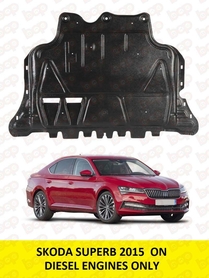 SKODA SUPERB ENGINE UNDERTRAY COVER UNDER BUMPER 2015 - 2019 5Q0825236Q