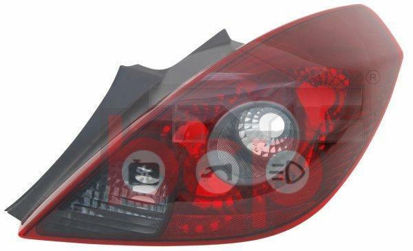 VAUXHALL CORSA D 3 DOOR 2006- 2014 REAR TAIL LIGHT DRIVERS SIDE RIGHT O/S SMOKED
