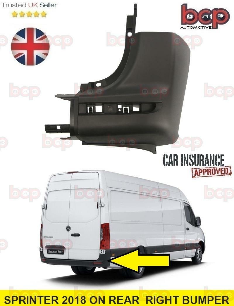 SPRINTER REAR BUMPER 2018 ON RIGHT DRIVER SIDE RH CORNER END CAP 9078853600