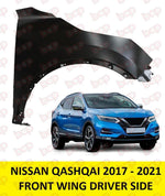 Load image into Gallery viewer, FOR NISSAN QASHQAI 2017 - 2021 FRONT WING RIGHT DRIVER SIDE PRIMED NEW INSURANCE UK
