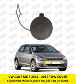 Load image into Gallery viewer, VW GOLF MK7 FRONT BUMPER 2012 - 2017 TOW COVER PRIMED READY TO PAINT