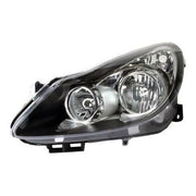 VAUXHALL CORSA D 2006-2011 BLACK HEADLIGHT HEADLAMP PASSENGERS SIDE LEFT N/S