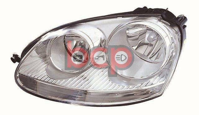 VW GOLF JETTA MK5 2004 - 2009 CHROME HEADLAMP HEADLIGHT LEFT PASSENGERS SIDE