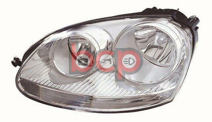 VW GOLF JETTA MK5 2004 - 2009 CHROME HEADLAMP HEADLIGHT LEFT PASSENGERS SIDE