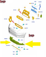 Load image into Gallery viewer, FORD FOCUS 2015 - 2018 FRONT BUMPER UNDER TRAY ENGINE COVER FOG TYPE NOT ST/RS
