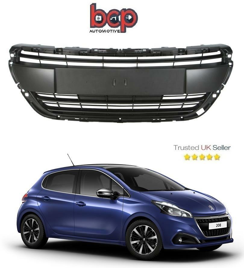 PEUGEOT 208 2015 - 2019 FRONT BUMPER CENTRE GRILLE STANDARD MODELS 9810920180