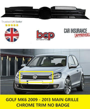 VOLKSWAGEN GOLF MK6 2008-2013 FRONT RAD GRILLE BLACK WITH CHROME BRAND NEW