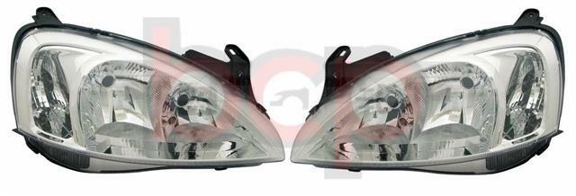Vauxhall CORSA 2000  - 2005 HEADLIGHTS HEADLAMPS LEFT RIGHT PAIR NEW