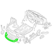 VAUXHALL CORSA D 2006- 2015 FRONT BUMPER LOWER REINFORCEMENT PLASTIC OE QUALITY