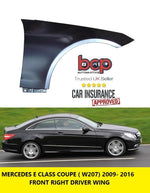 Load image into Gallery viewer, MERCEDES W207 E CLASS COUPE 2009 - 2016 FRONT WING RIGHT DRIVERS SIDE PRIMED