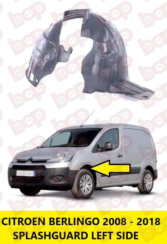 CITROEN BERLINGO FRONT WHEEL ARCH SPLASH GUARD 2012 - 2018 INNER WING LEFT SIDE